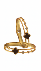 Black Clover Crystal Bangles - White Background