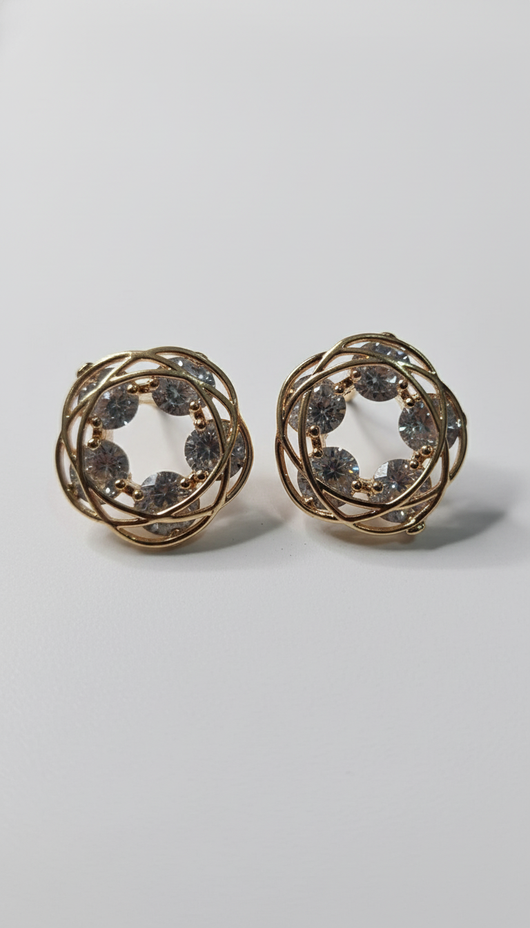 Close-up detail of filigree