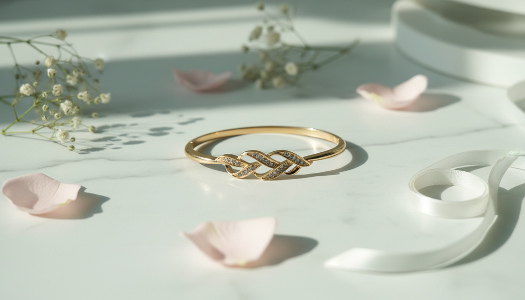 Flat lay on marble with flowers