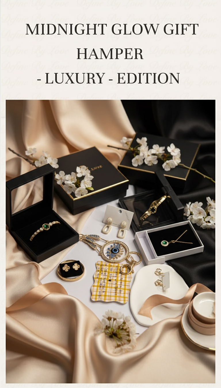 Midnight Glow Gift Hamper - Elegant Setting