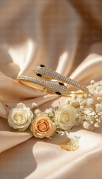 Snake Bracelet - Elegant Setting